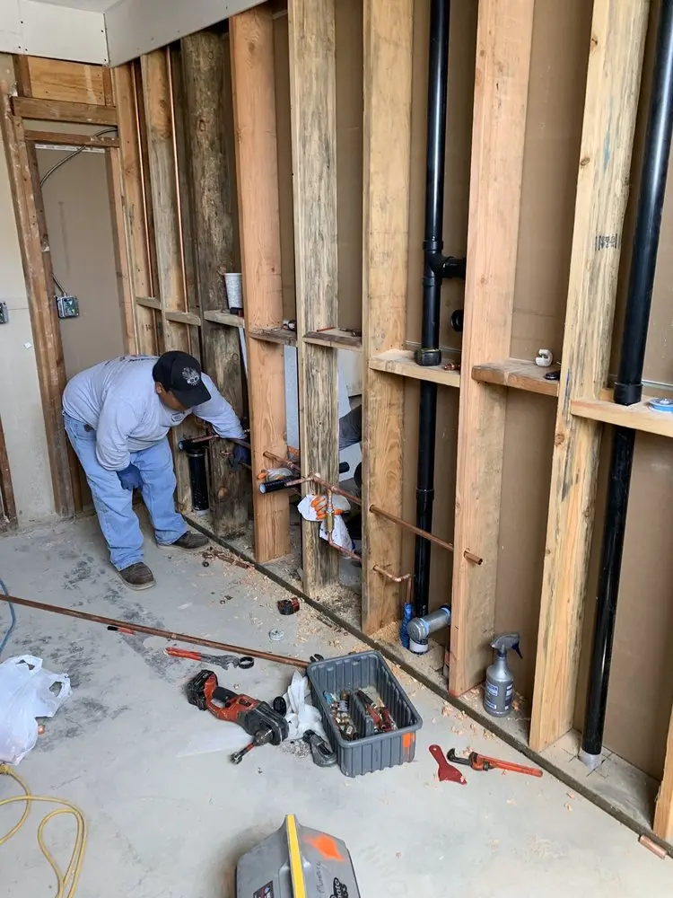 Commercial rough-in plumbing for Gas Line Repair in Woodport